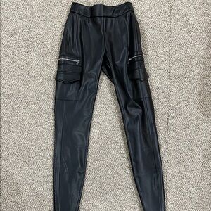 Generation Love Black Faux Leather Leggings